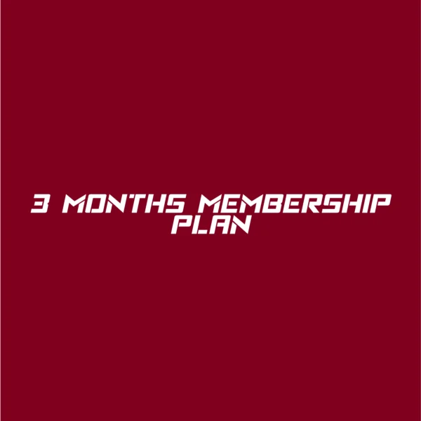 3 Month Membership Plan